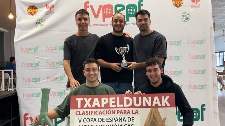 V. Espainiako Kopa jokatzeko sailkatu dira hainbat azkoitiar Sugar padel taldearekin