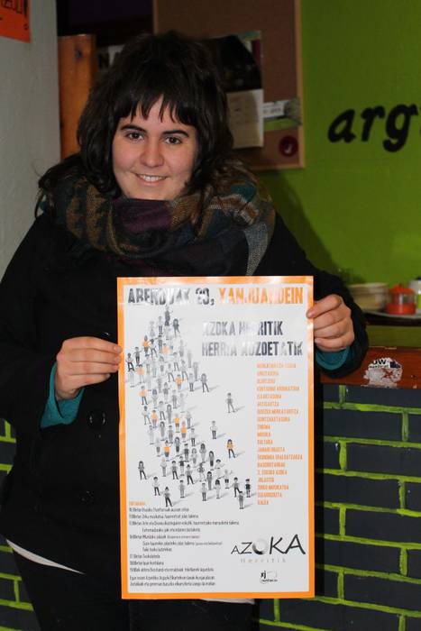 Ainara Larrañaga: "Azoka Herritik Xanjuandei Auzolaneanen helburuekin bat dator"