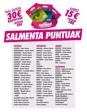 Orkatzen daude salgai Gazte Danbadarako sarrerak