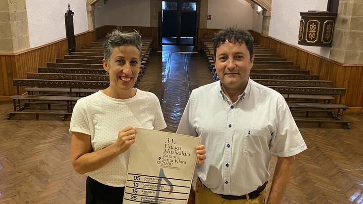 Santa Klaran izango dira Udako Musikaldiko kontzertuak