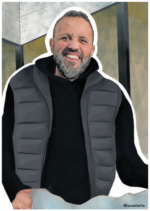 Mohssin Akrikez: "Orain hemen nago eta kito, etorri behar dena etorriko da"