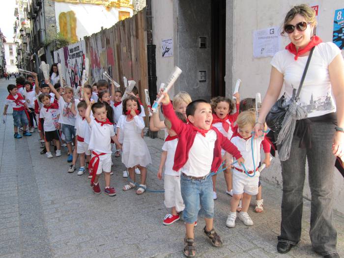 Azpeitiko San Fermin Txiki argazkitan