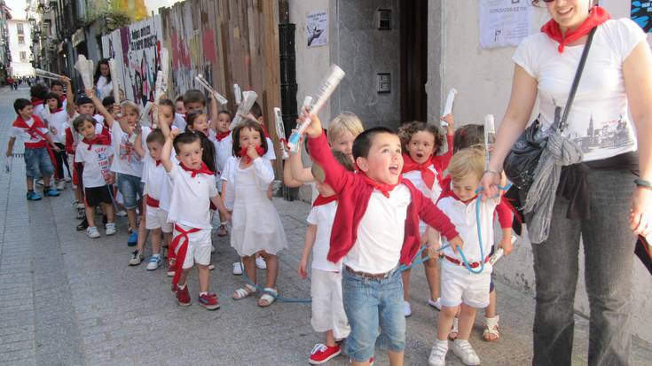 Azpeitiko San Fermin Txiki argazkitan