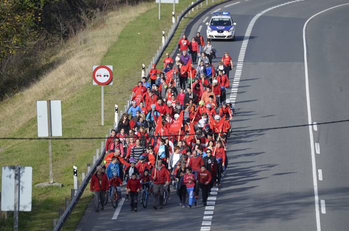 Iraeta eta Narrondo arteko bidegorria aldarrikatzeko martxa egingo dute bihar
