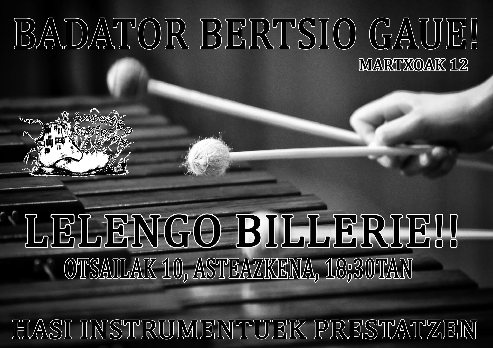 Bertsio gaua prestatzeko lehen bilera otsailaren 10ean izango da