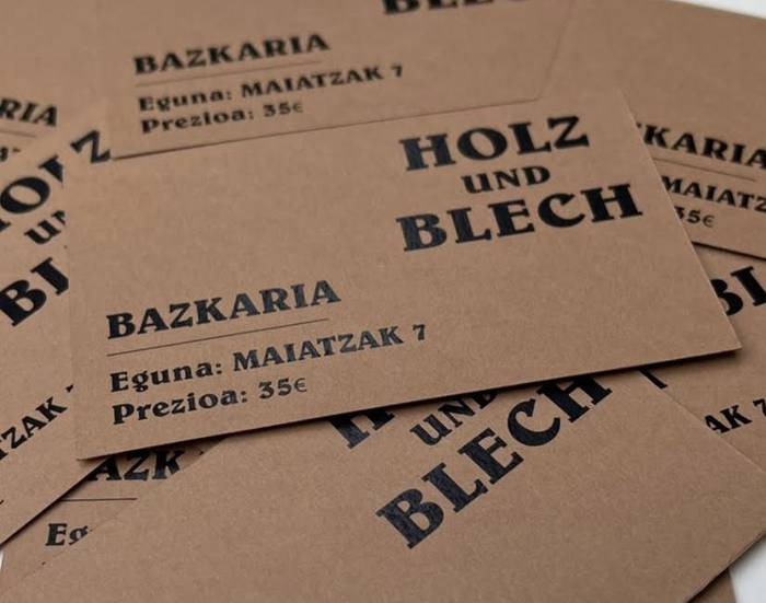 Eros daitezke Azkoitiko Holz Und Blech musika jaialdiaren bazkarirako txartelak
