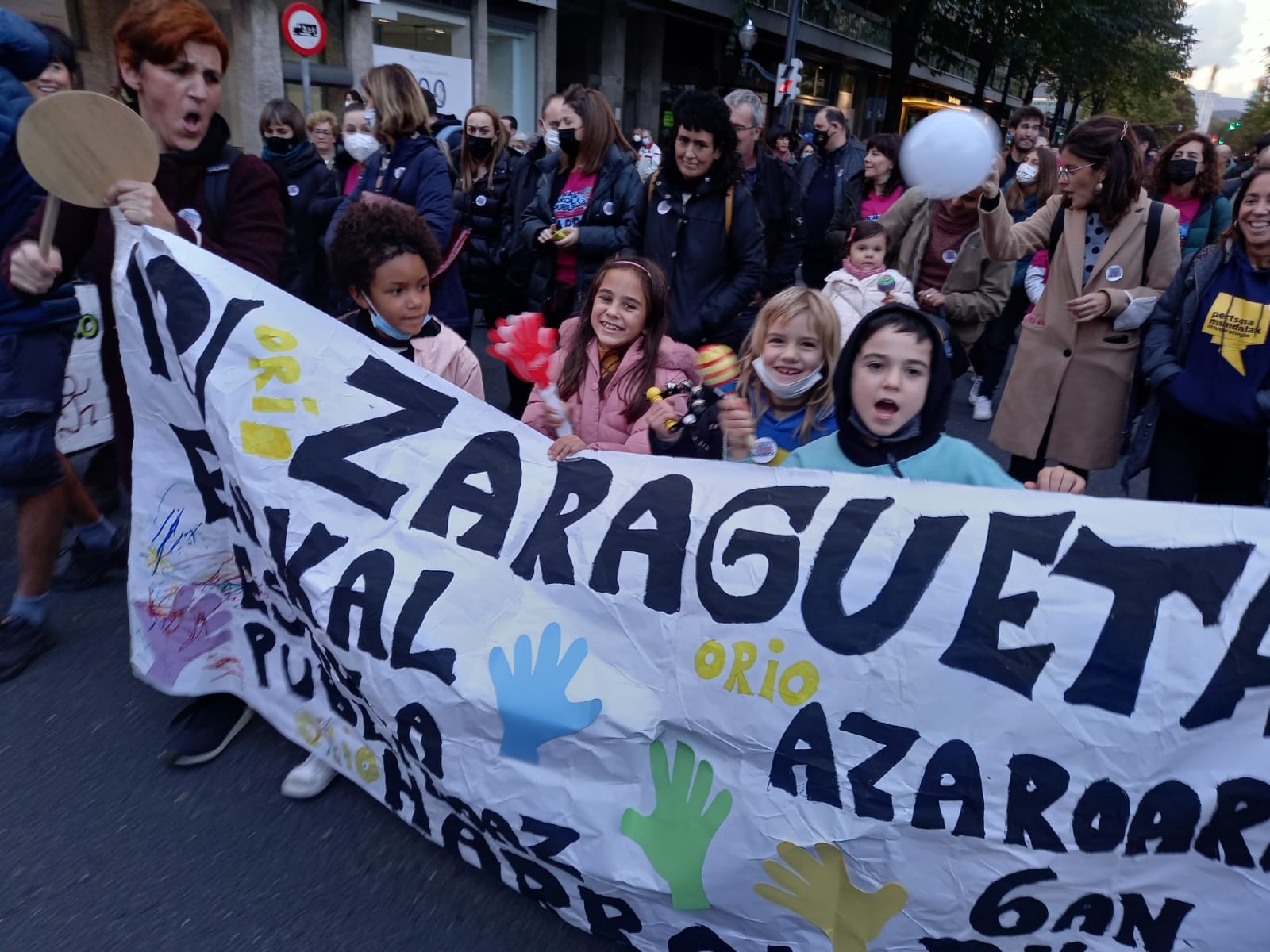 "Bilboko kaleak bete ditugu, eta aldarrikatu dugu aldarrikatu nahi genuena"
