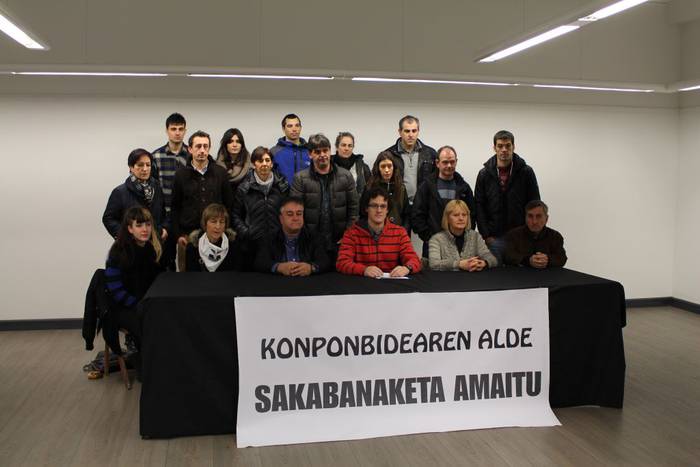 Sakabanaketarekin amaitzeko eskaera egin dute Azpeitian
