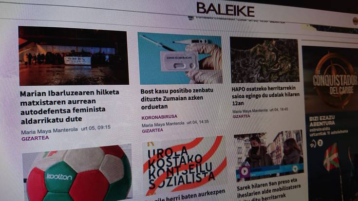 1,7 milioi bisitatik gora izan ditu Baleike.eus-ek 2020an