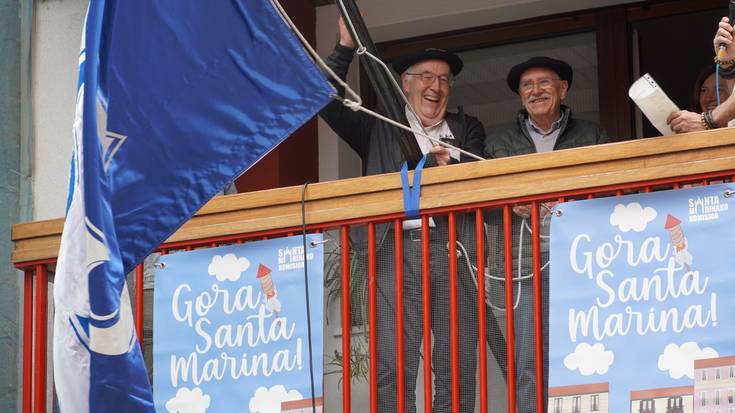 Txistu doinuekin agurtu dituzte Santa Marina jaiak