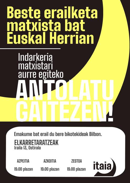 Elkarretaratzea: 'Indarkeria matxista orori aurre egin'