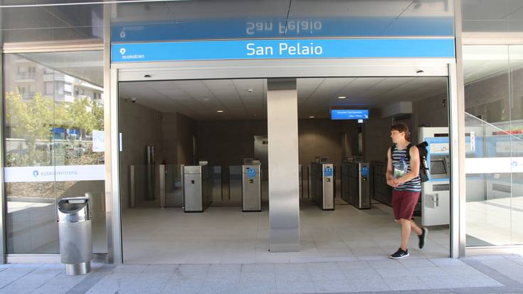 Gaur zabaldu dute San Pelaioko tren geraleku berria