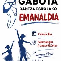Emanaldia: Gabonta Dantza Eskolako emanaldia