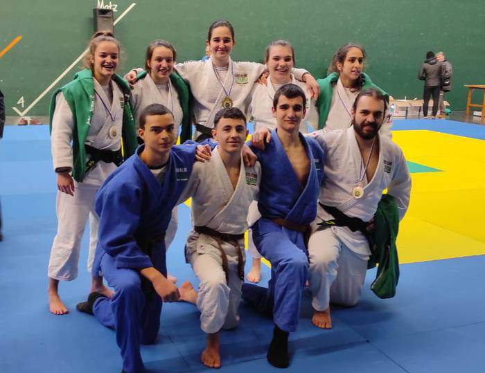 Sei domina lortu ditu Judo Klub Lizardik Gipuzkoako Junior Txapelketan