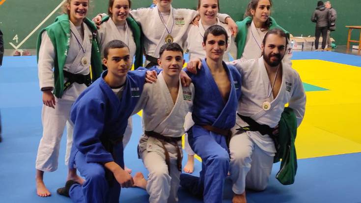 Sei domina lortu ditu Judo Klub Lizardik Gipuzkoako Junior Txapelketan