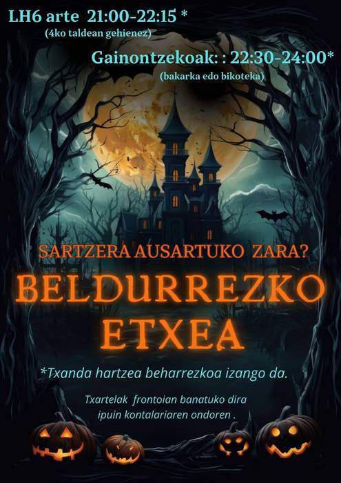 Gau Beltza: Beldurrezko Etxea