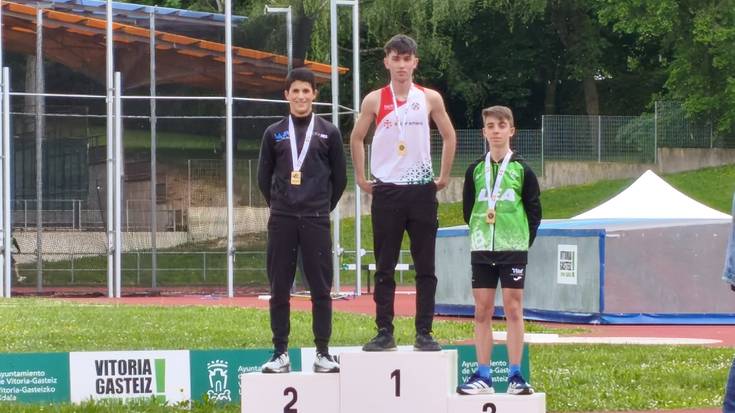 Ibai Maiz atleta, Euskadiko Txapelketan txapeldunorde