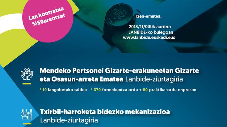 Izarraitz Lanbide Heziketak ikastaroak eskainiko ditu langabetuentzat