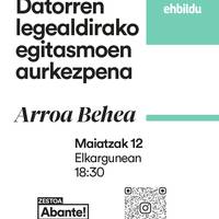 Zestoako EH Bilduren aurkezpena Arroabean