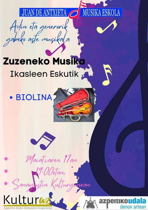 Adin eta generorik gabeko aste musikaleko emanaldia
