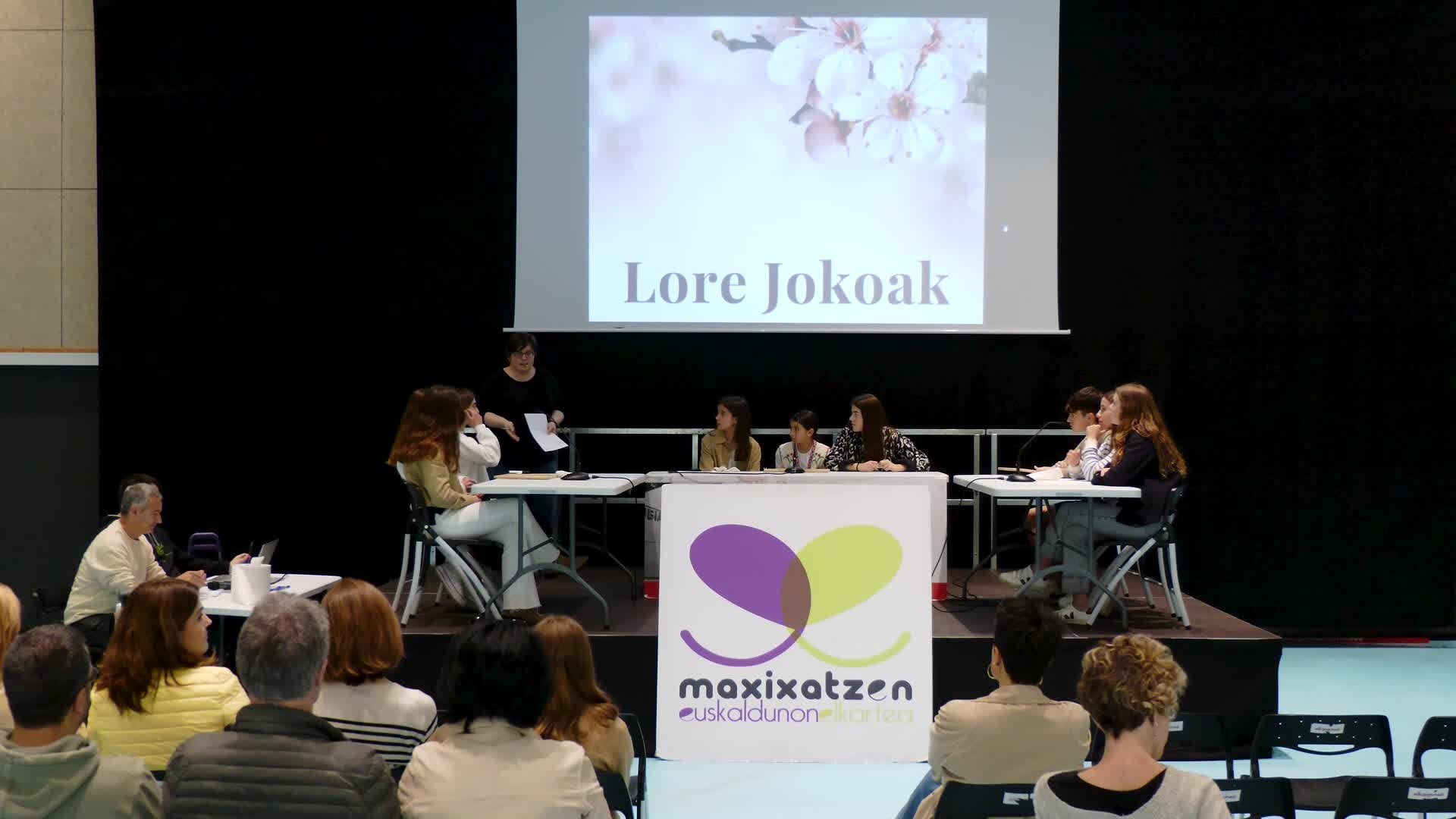 Lore Jokoen finalak emandakoa, sarean ikusgai