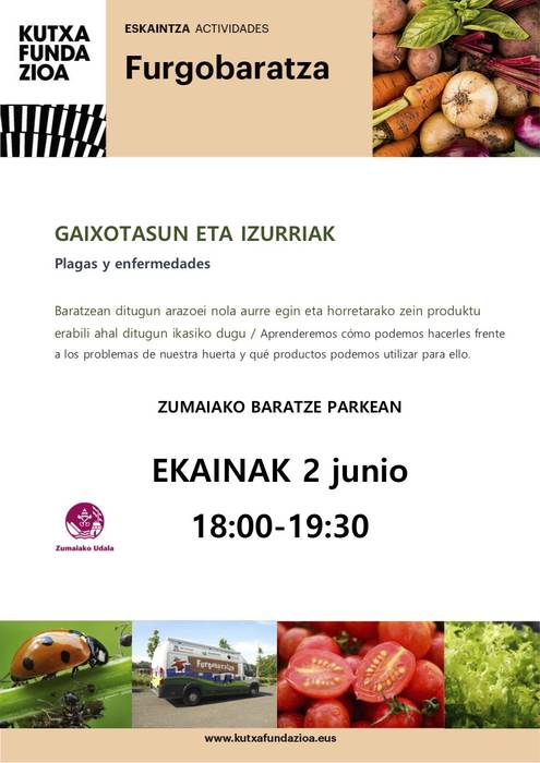 Furgobaratzaren bisita: 'Gaixotasun eta izurriak' tailerra