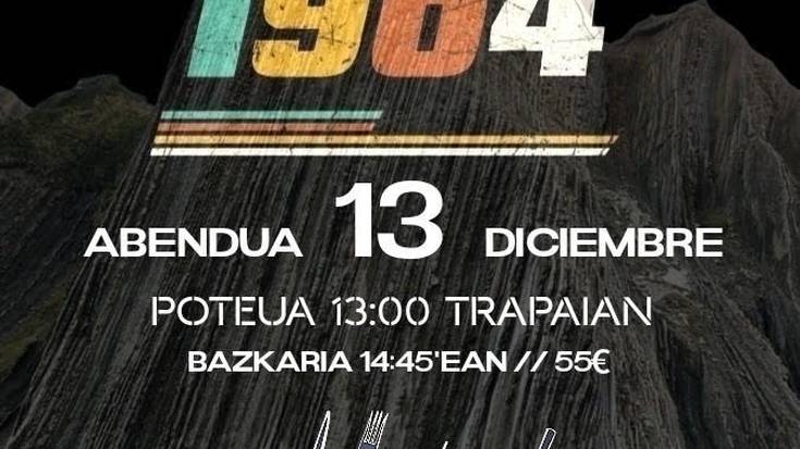 1964ko kintoak abenduaren 13an elkartuko dira