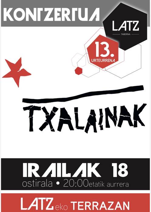 Kontzertua: Txalainak