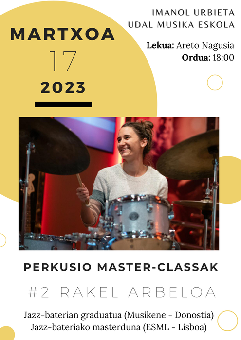 Perkusioko master-classak