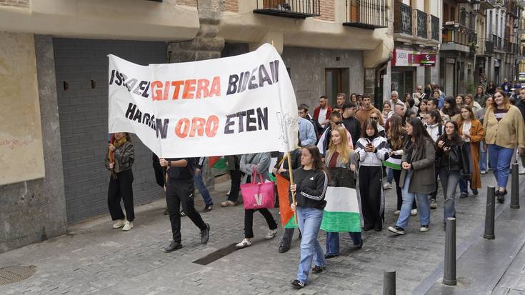 Palestinako erresistentzia zilegi dela aldarrikatu dute hainbat lagunek