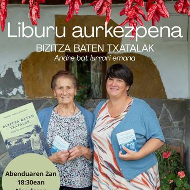 Liburu aurkezpena: 'Bizitza baten txatalak'