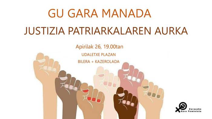Bilera eta kazerolada deitu ditu Sare Feministak