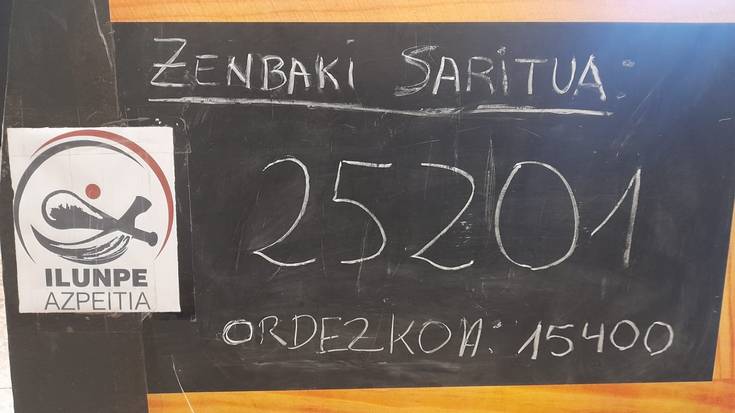 25.201 izan da Ilunpe pilota elkartearen zozketako zenbaki sariduna