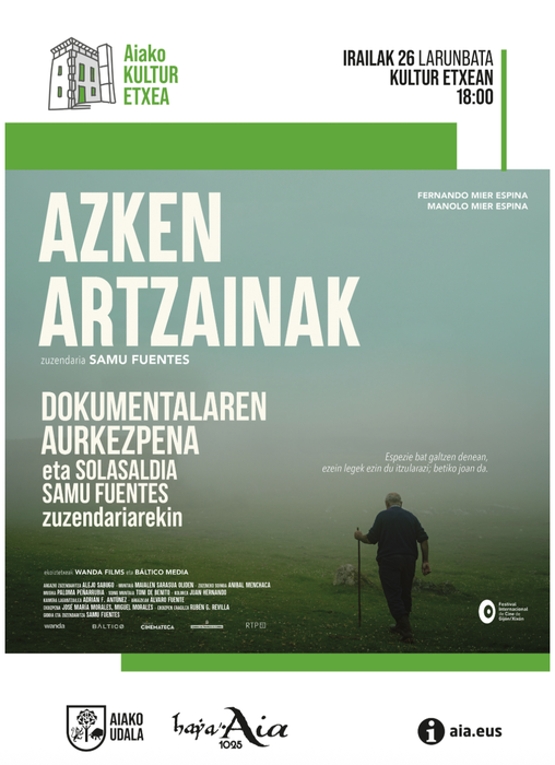 Proiekzioa eta solasaldia: 'Azken artzainak'