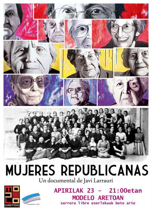 'Mujeres republicanas' dokumentala eskainiko dute asteartean, Zarauzko Modelon
