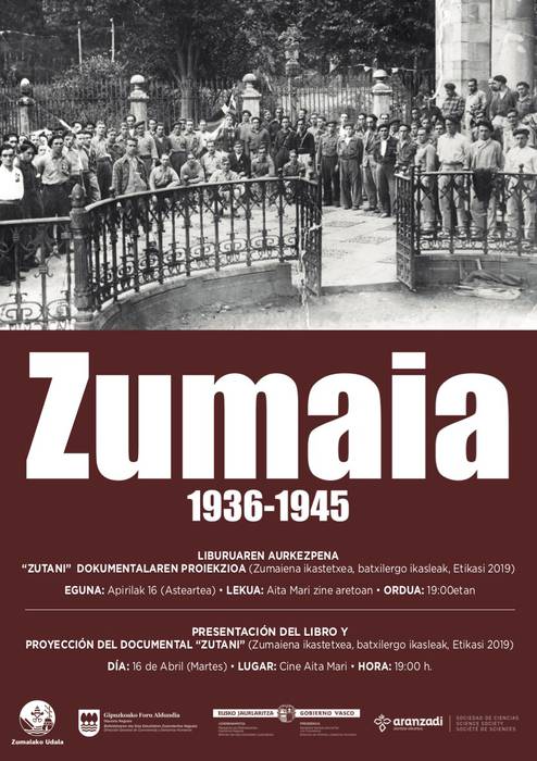 Zumaia 1936-1945 liburuaren aurkezpena