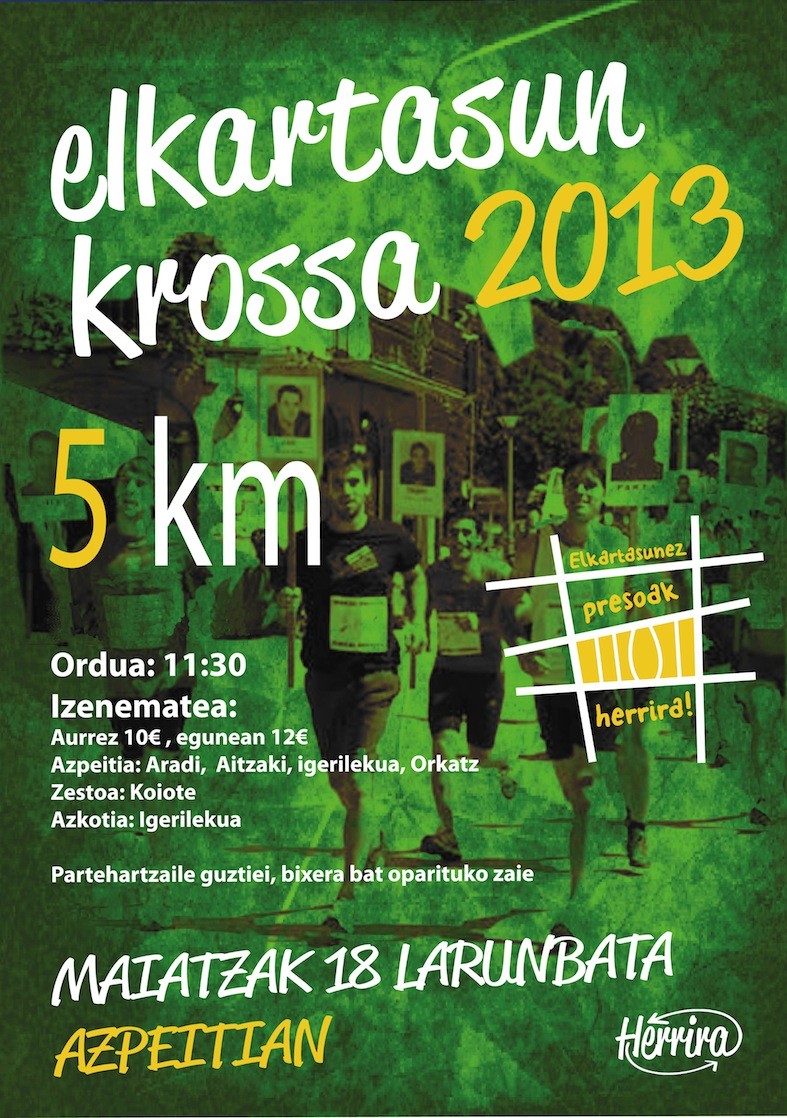 Elkartasun kroseko dortsalak salgai daude jada