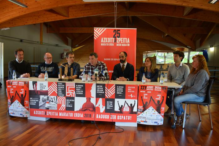 Mende laurdena ospatzeko prest da Azkoitia-Azpeitia maratoi erdia