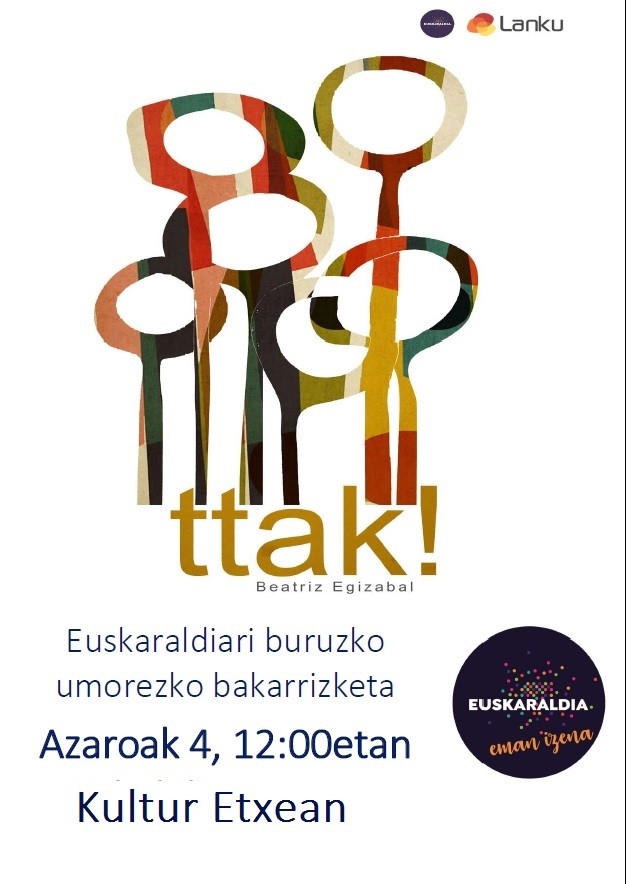 Euskaraldiari buruzko umorezko bakarrizketa izango da Aian, igandean