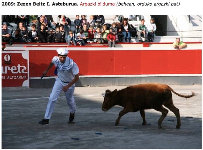 Zezen Beltzen orain arteko hamalau asteburuak, argazki bildumatan