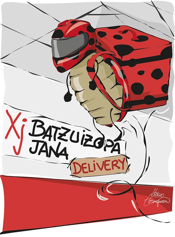Itziar Arangurenen ekaineko iritzi grafikoa