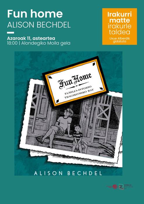 Irakurri matte: Alison Bechdelen 'Fun home'