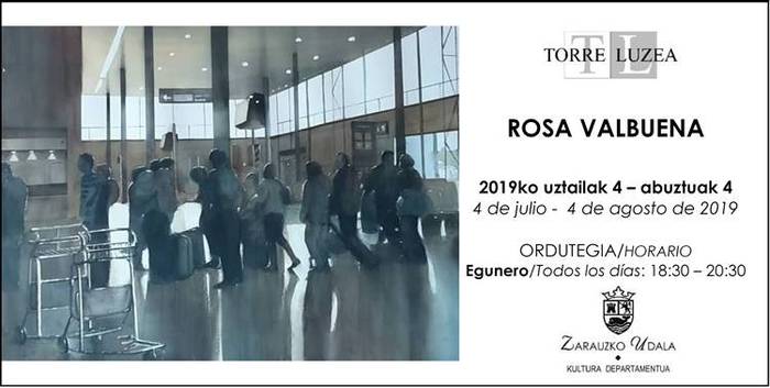 Rosa Valbuena margolariaren erakusketa egongo da Torre Luzean