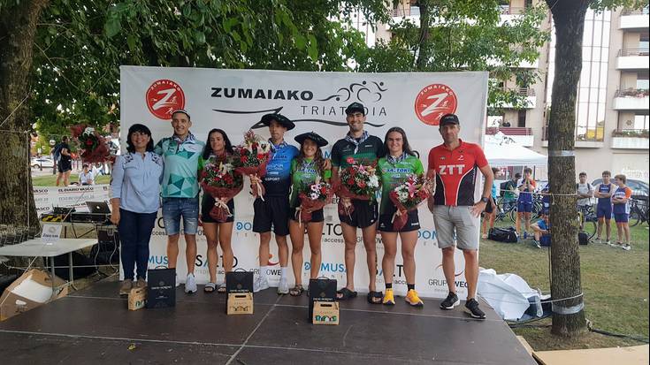 Joanes Goitisolok eta Maddi Marquetek irabazi dute Zumaiako Triatloia