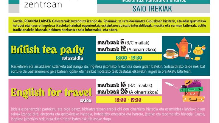 Mintzapraktika ingelesez: 'British tea party'