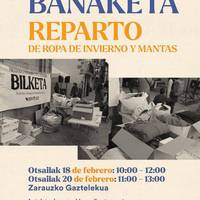 Neguko arropa eta manta banaketa