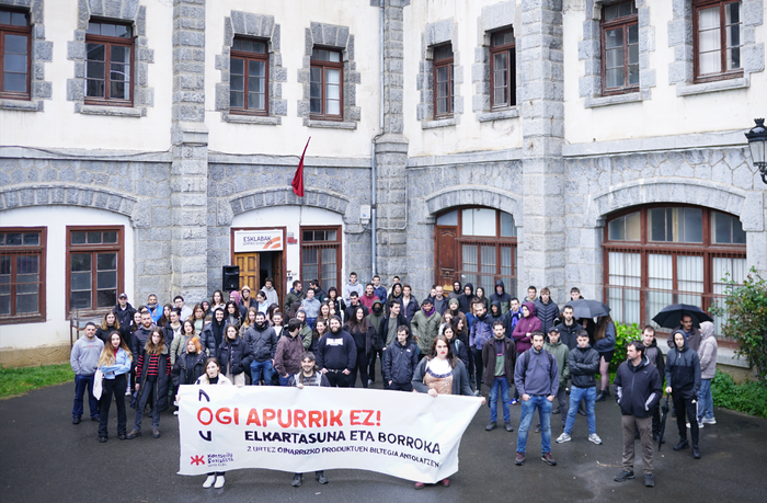 'Ogi apurrik ez! Elkartasuna eta borroka' dinamika amaitutzat eman du Kontseilu Sozialistak