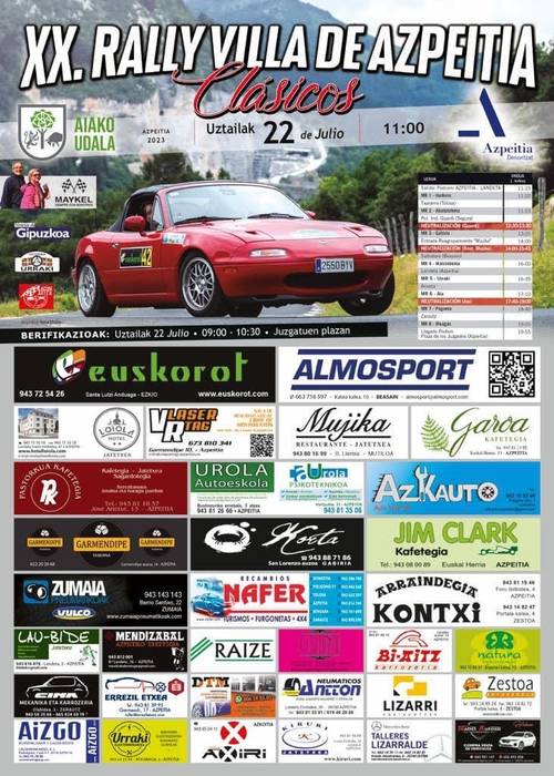 Auto Klasikoen XX. Azpeitia Hiria Rallya