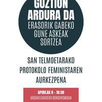 Aurkezpena: San Telmo jaietarako protokolo feministaren aurkezpena