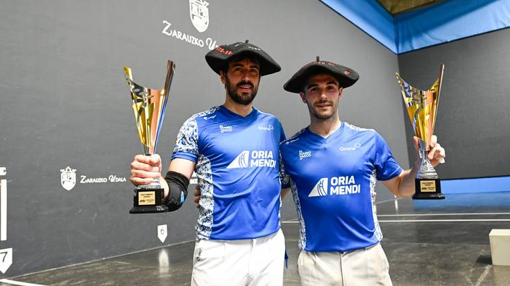 Aldabe eta Barrenetxea IV.a, Jai Alai Zarautz erremonte txapelketako garaile